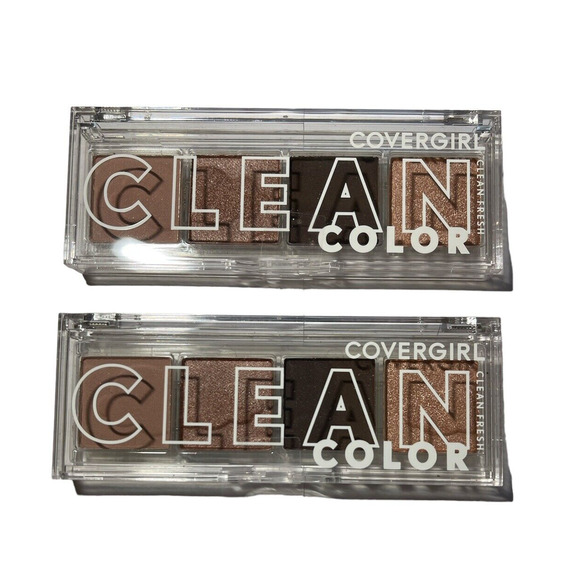 LOT Set of 2 Covergirl Clean Color Eyeshadow Palettes #232 Cool Berry NEW! - Picture 1 of 5